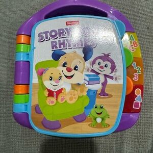 Fisher-Price Storybook Rhymes Toy - Purple and Multicolor